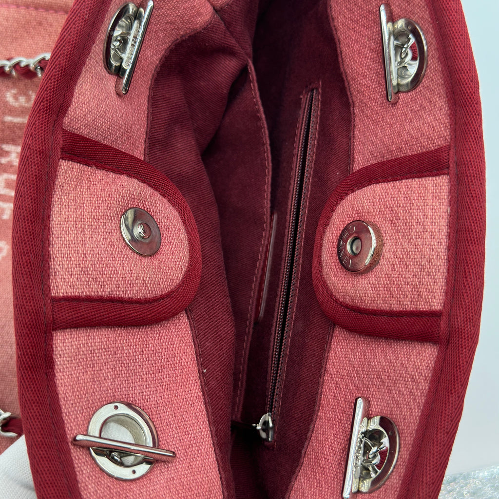 Chanel Deauville Mini Canvas Dusty Rose