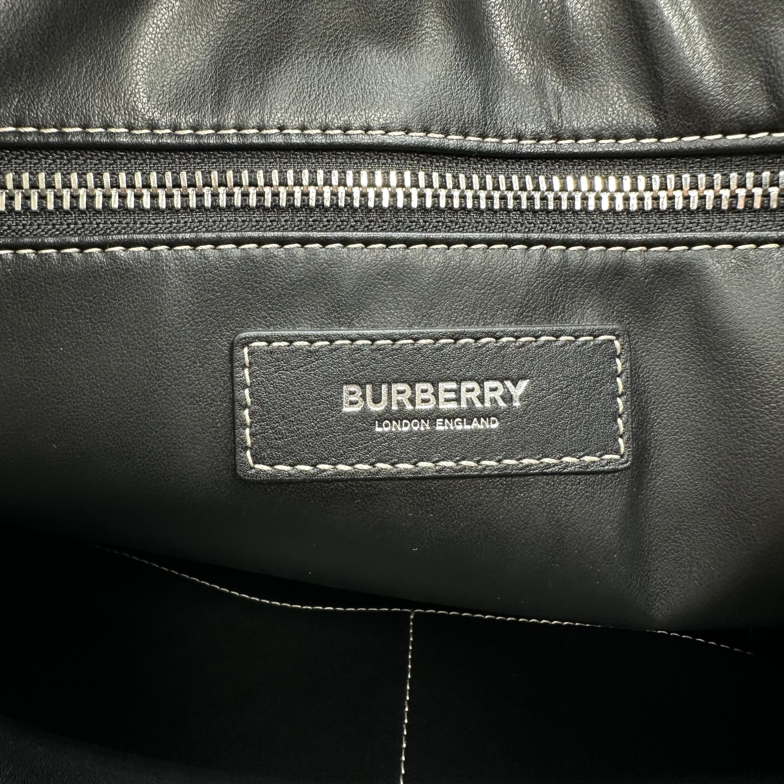 Burberry Denny Classic Check 2Way Tote Shoulder Crossbody Bag