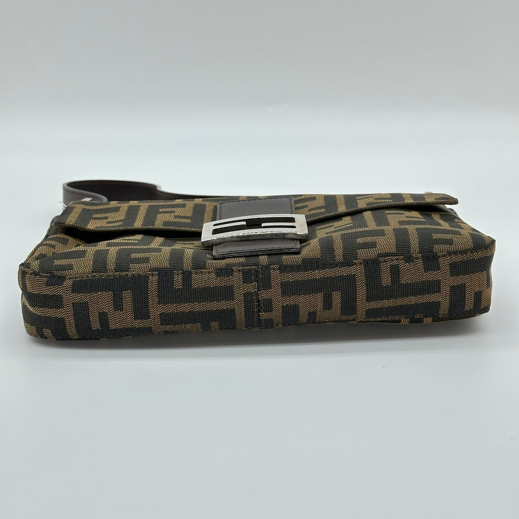 FENDI Zucca FF Logo Mamma Baguette Shoulder Bag Vintage