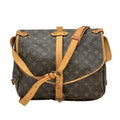 LOUIS VUITTON Monogram Saumur Shoulder Bag Crossbag Vintage