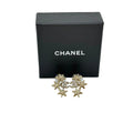 Chanel Crystal-Embellished Star Stud Earrings