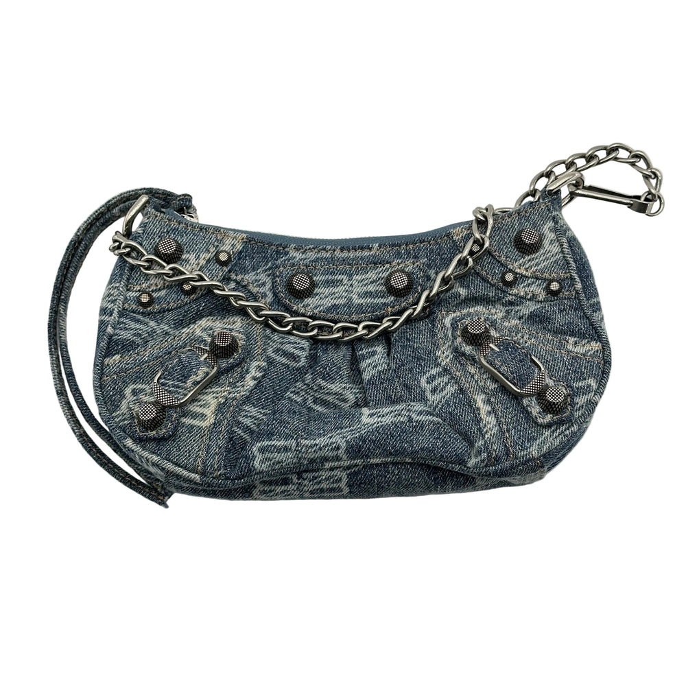 balenciaga　denim bb monogram le cagole