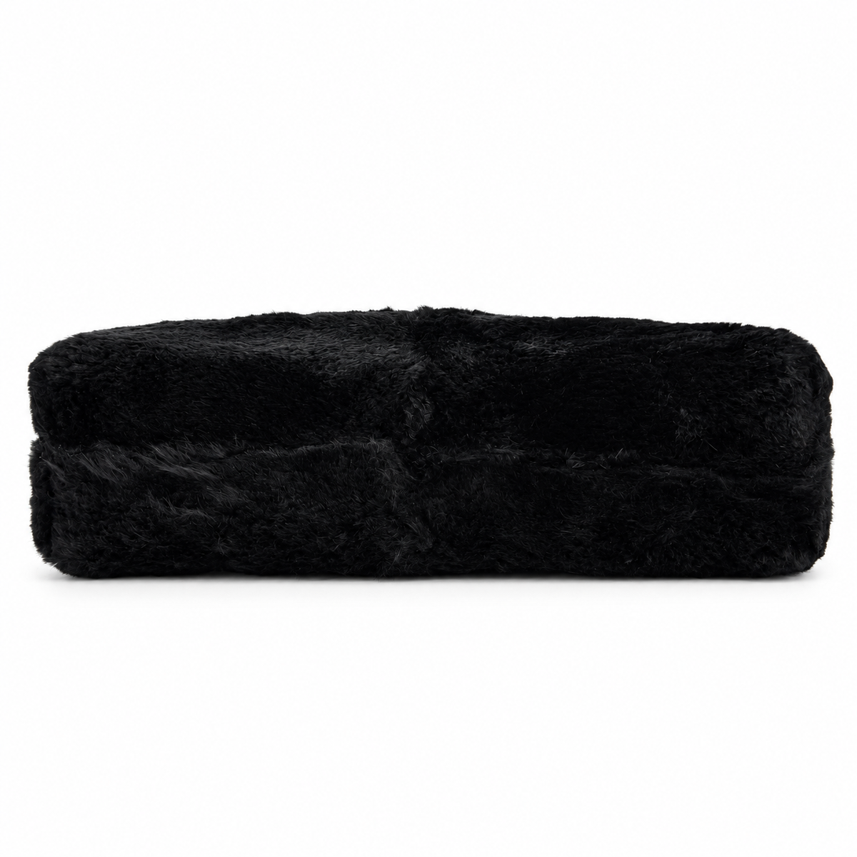 ▼JAPAN ONLY▼CHANEL Rabbit Fur Chain Tote Bag with CC Logo Black 6XXXXXX