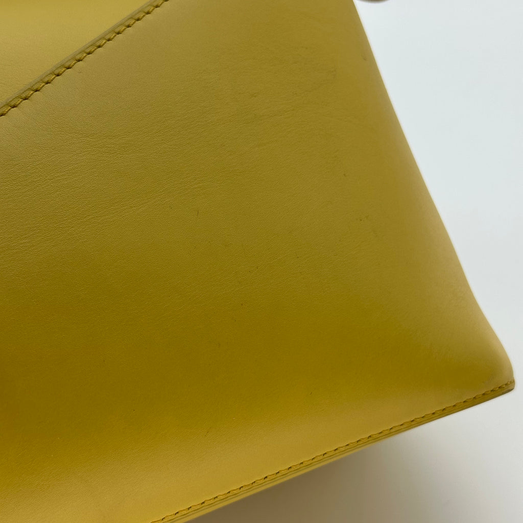 Loewe Puzzle Edge Bag Monochrome Calfskin Small Yellow