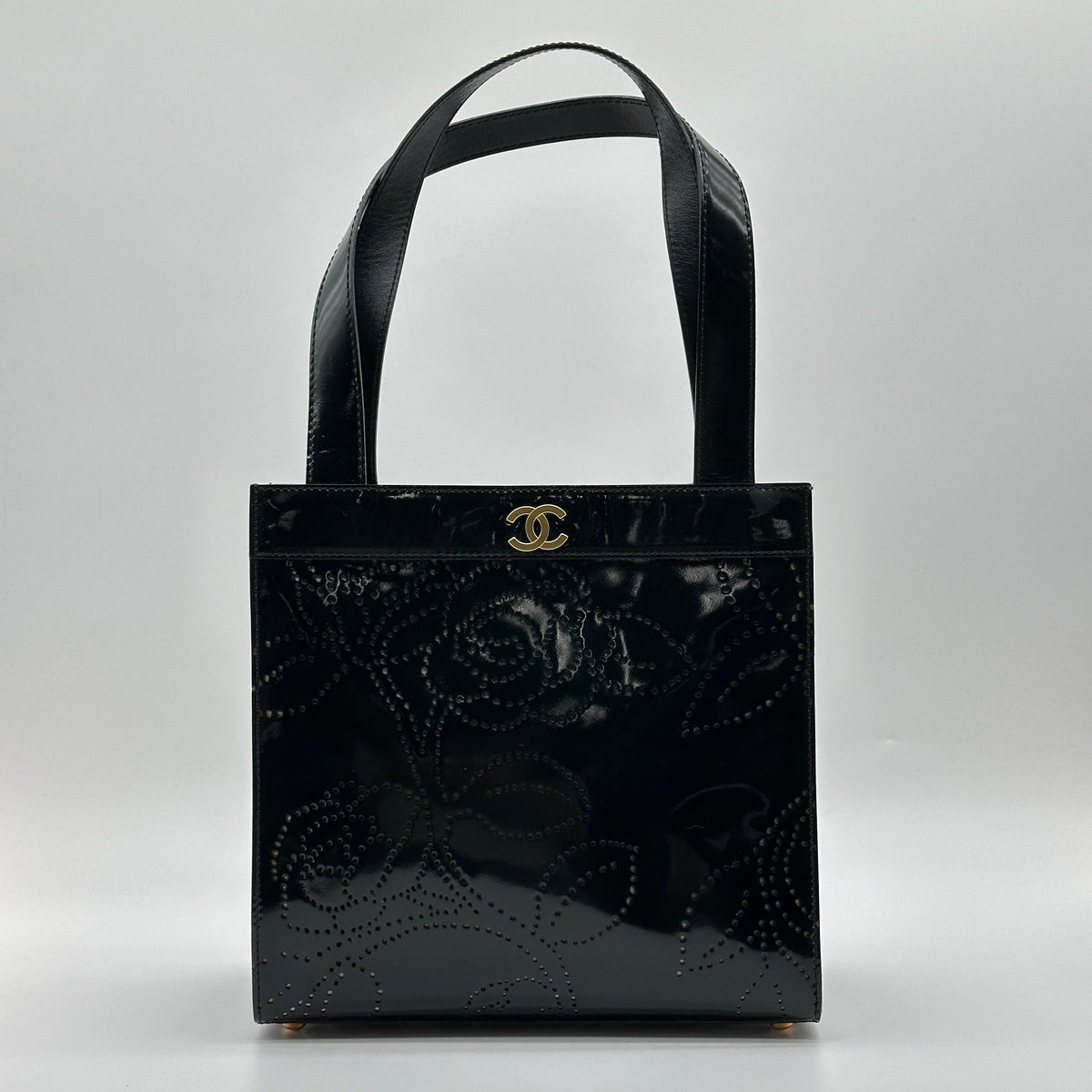 Chanel Boy North-South Quilted Navy Calfskin Shoulder Bag
