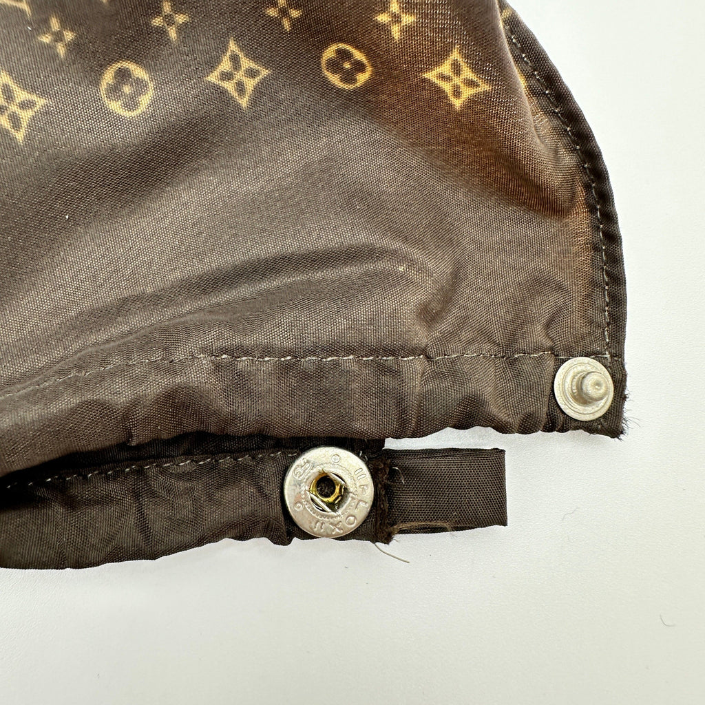 Louis Vuitton M70123 Para Plus ONDAY Folding umbrella Polyester Brown Scratched Wears Losing luster Marked Discoloration Frayed