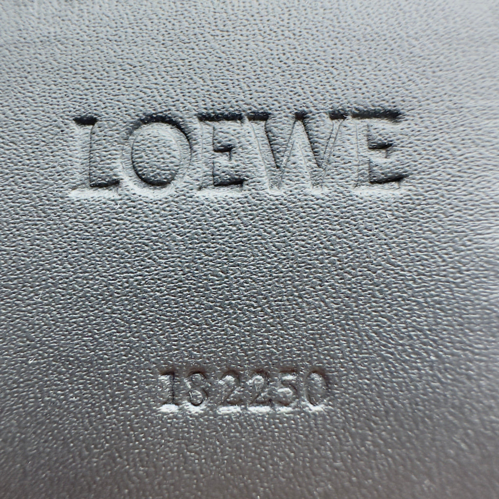 Loewe Calfskin Anagram Size 110 Black/Brown Belt