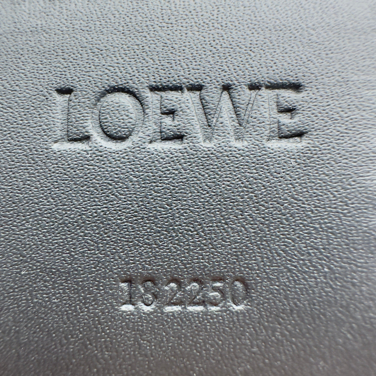 Loewe Calfskin Anagram Size 110 Black/Brown Belt