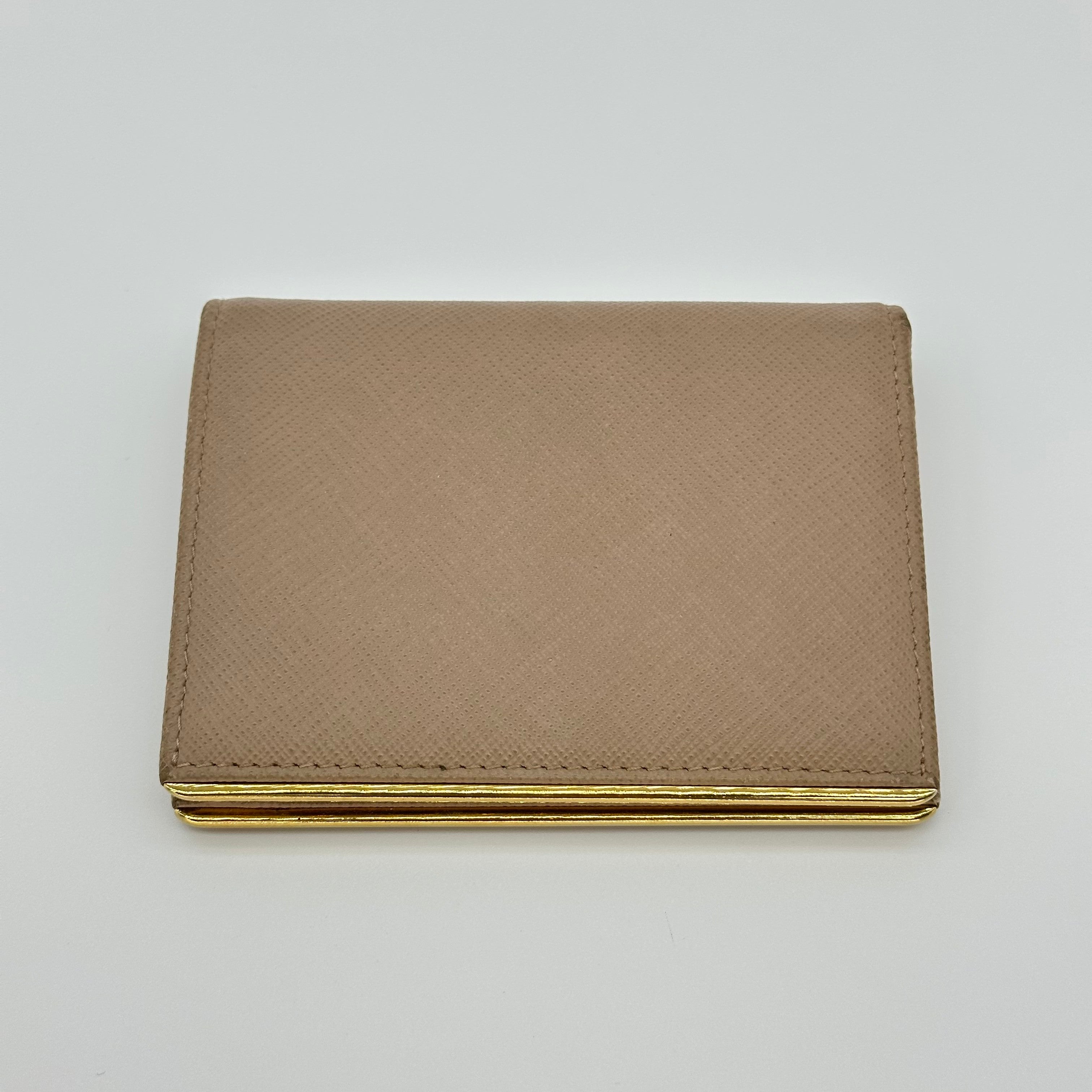 Prada Saffiano leather small bi-fold wallet