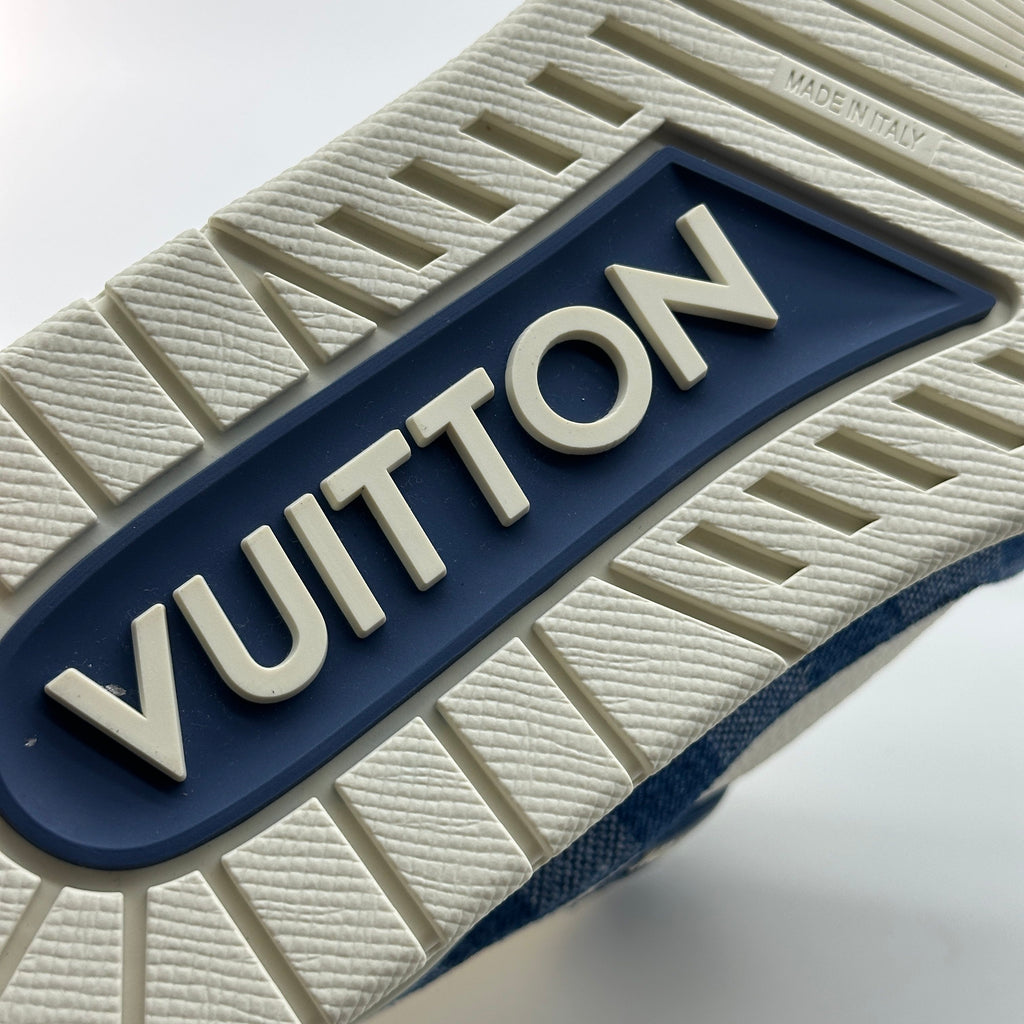 Louis Vuitton Damier LV Trainer Blue White Sneakers