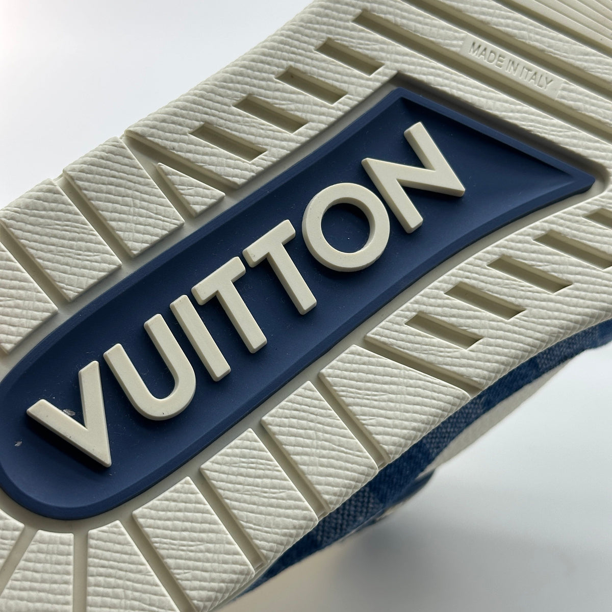 Louis Vuitton Damier LV Trainer Blue White Sneakers