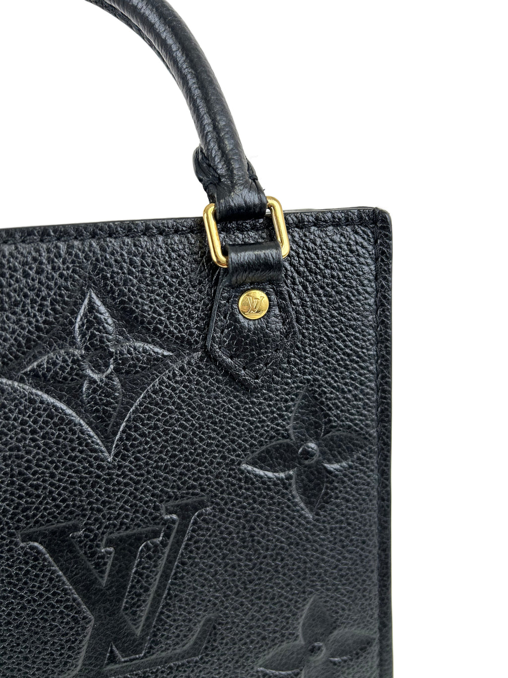 루이비통 Petite Sac Plat 모노그램 Empreinte 미니 핸드백 숄더백 M81417 RFID