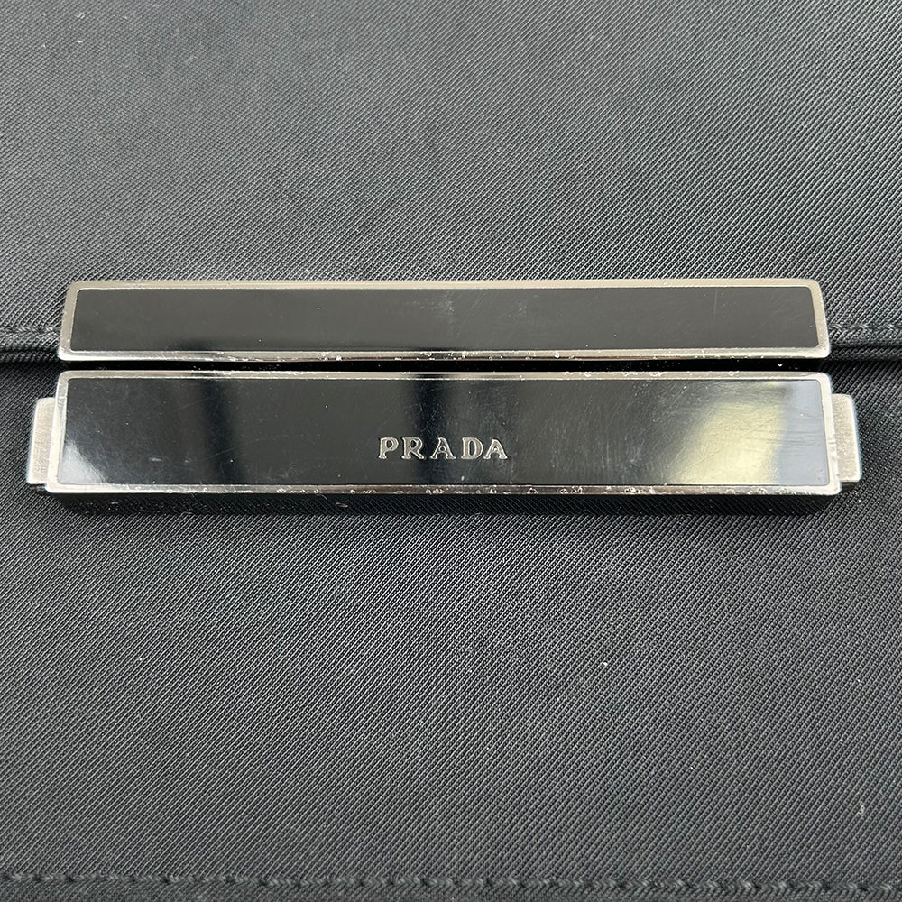 Prada Mini Sacoche Crossbody Shoulder Bag Black
