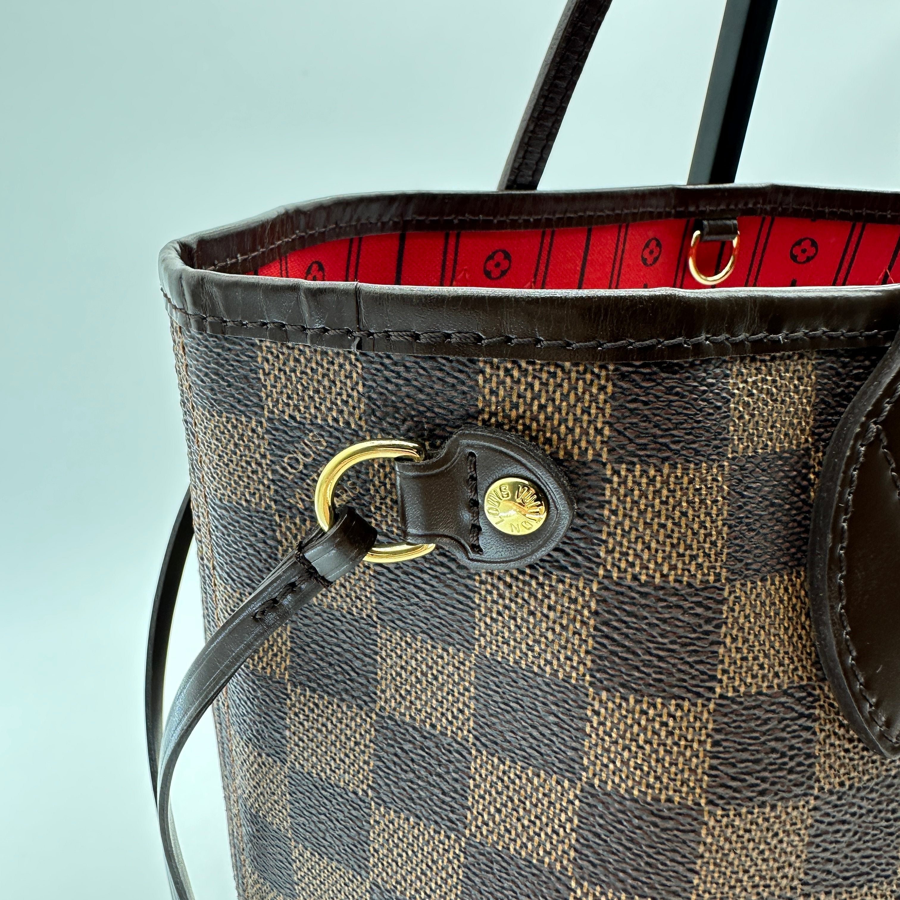 Louis Vuitton Damier Neverfull PM N51109 Brown