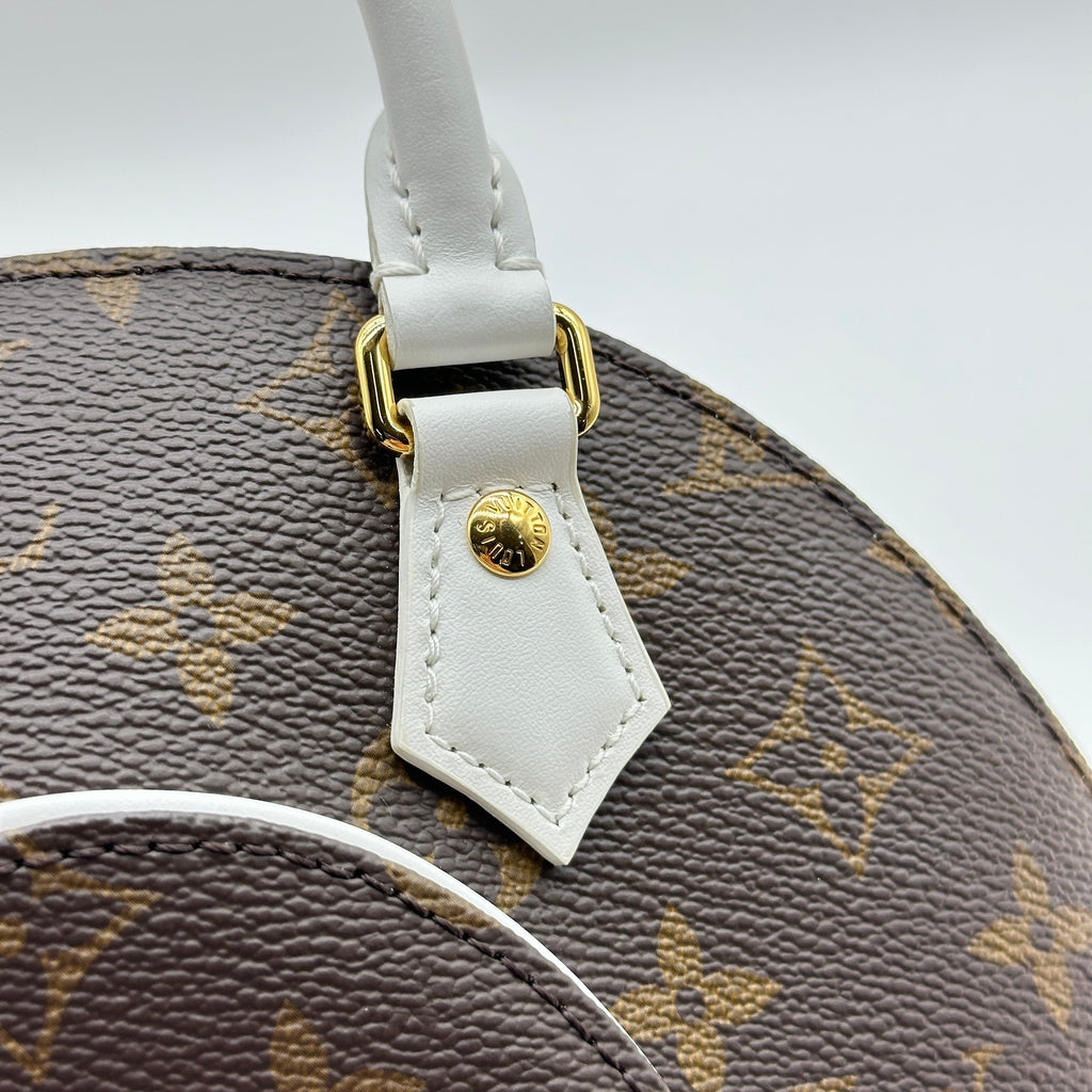 Louis Vuitton Monogram Ellipse BB Brown White Shoulder Bag