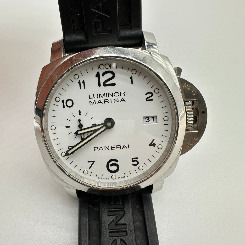 Panerai Luminor GMT Stainless Steel Black Rubber Watch