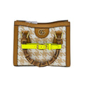 Gucci handbag shoulder bag Bamboo Double G houndstooth pattern gold hardware Diana Small