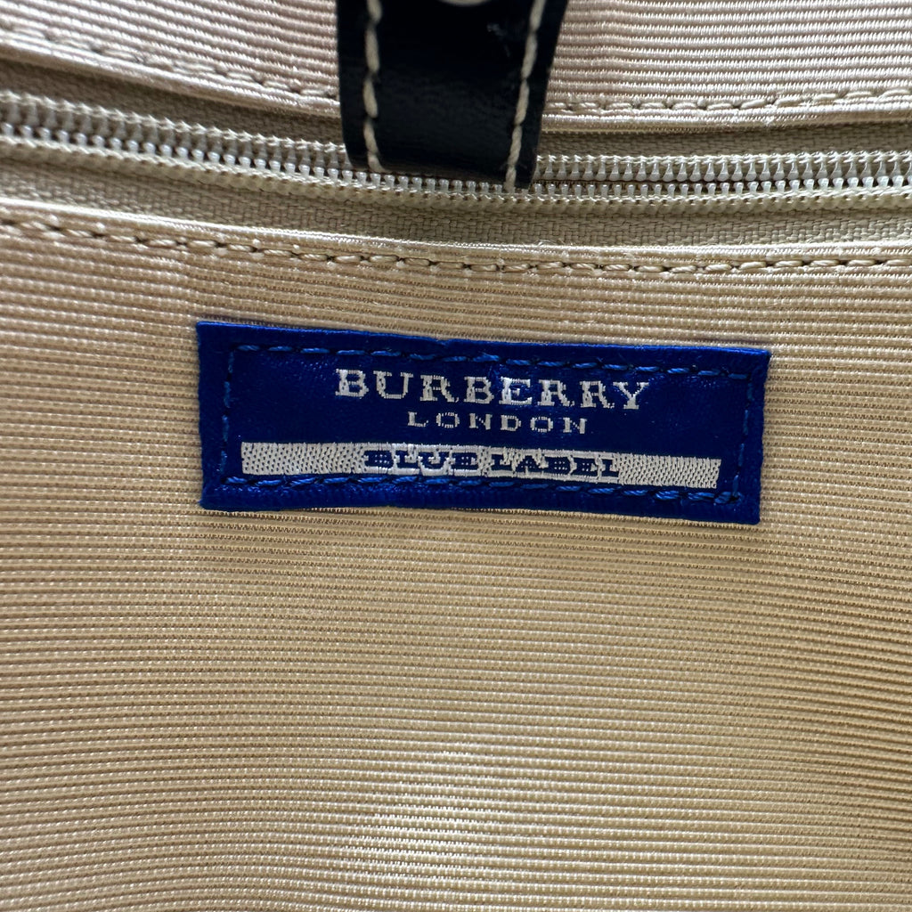 Burberry Belted handle handbag Nova check canvas