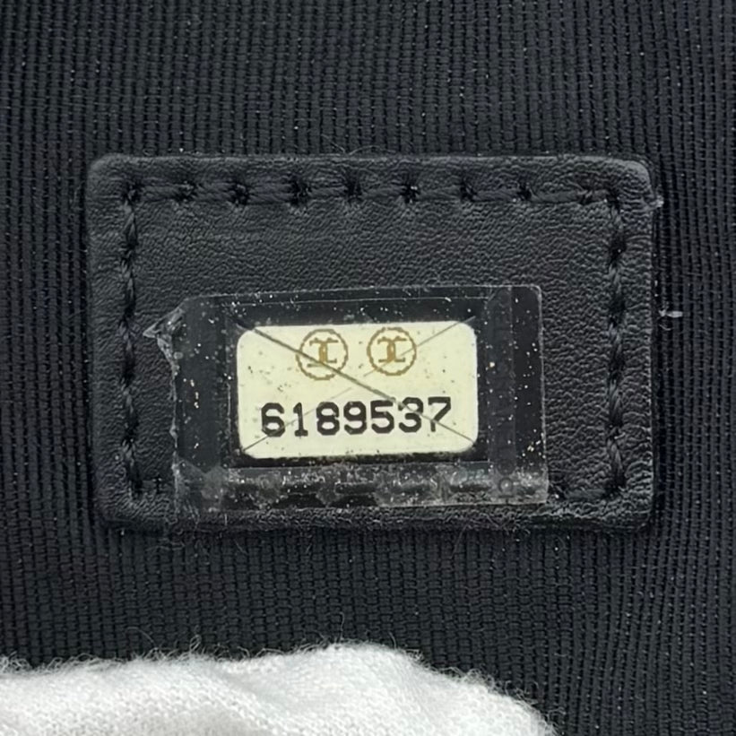 ▼JAPAN ONLY▼CHANEL Rabbit Fur Chain Tote Bag with CC Logo Black 6XXXXXX