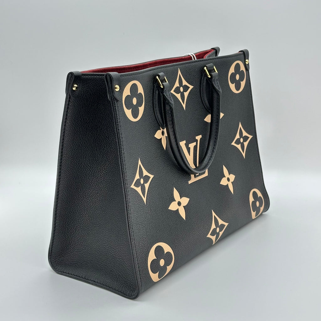 Louis Vuitton lona Monogram Empreinte On The Go MM M45495 RFID negro