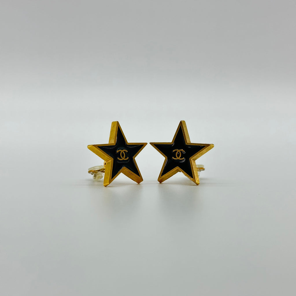 Chanel Coco Mark Star Earrings