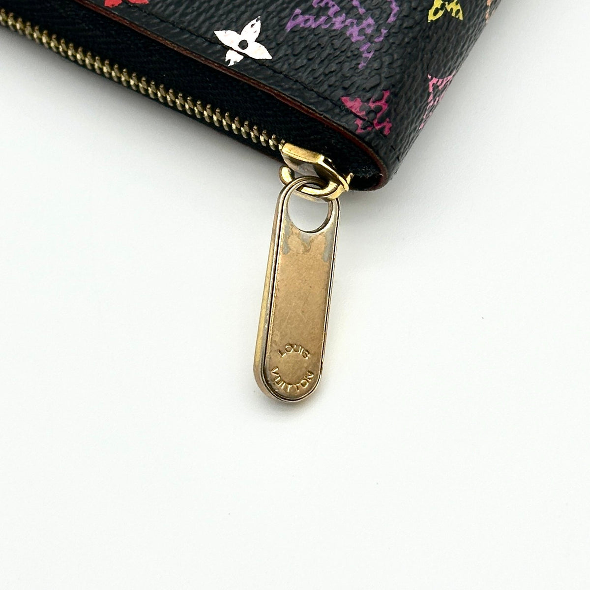 Louis Vuitton Monogram Multicolore Canvas Zippy Black Coin Purse