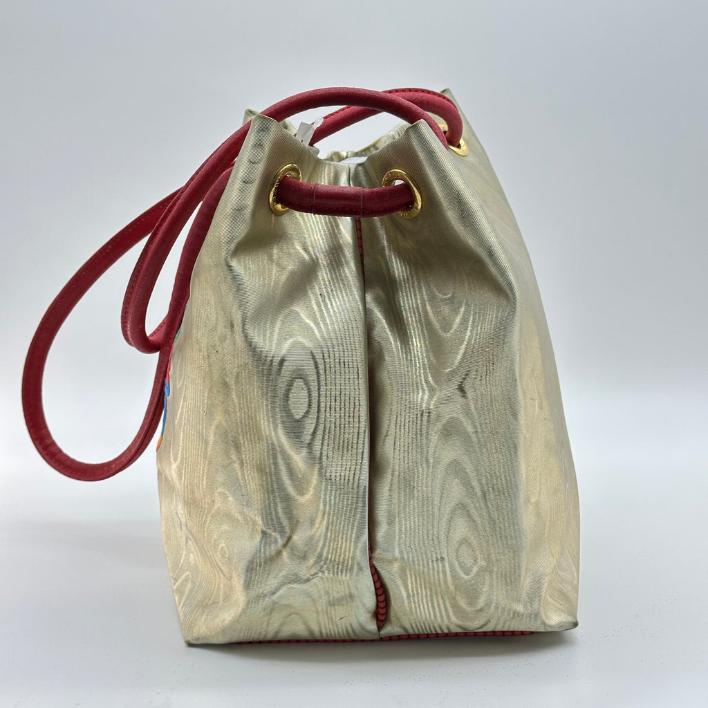 loewe tote bag nylon gold