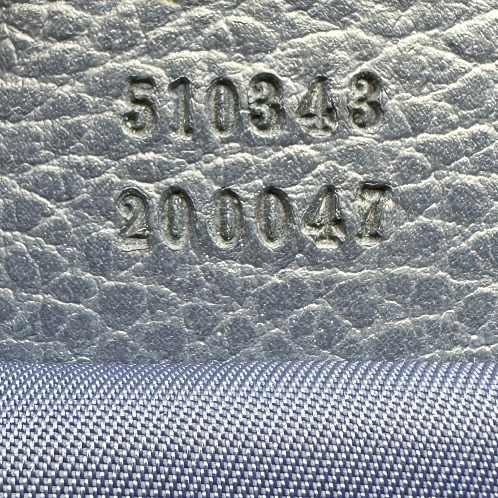 Gucci Nylon Guccissima Monogram Blue Backpack