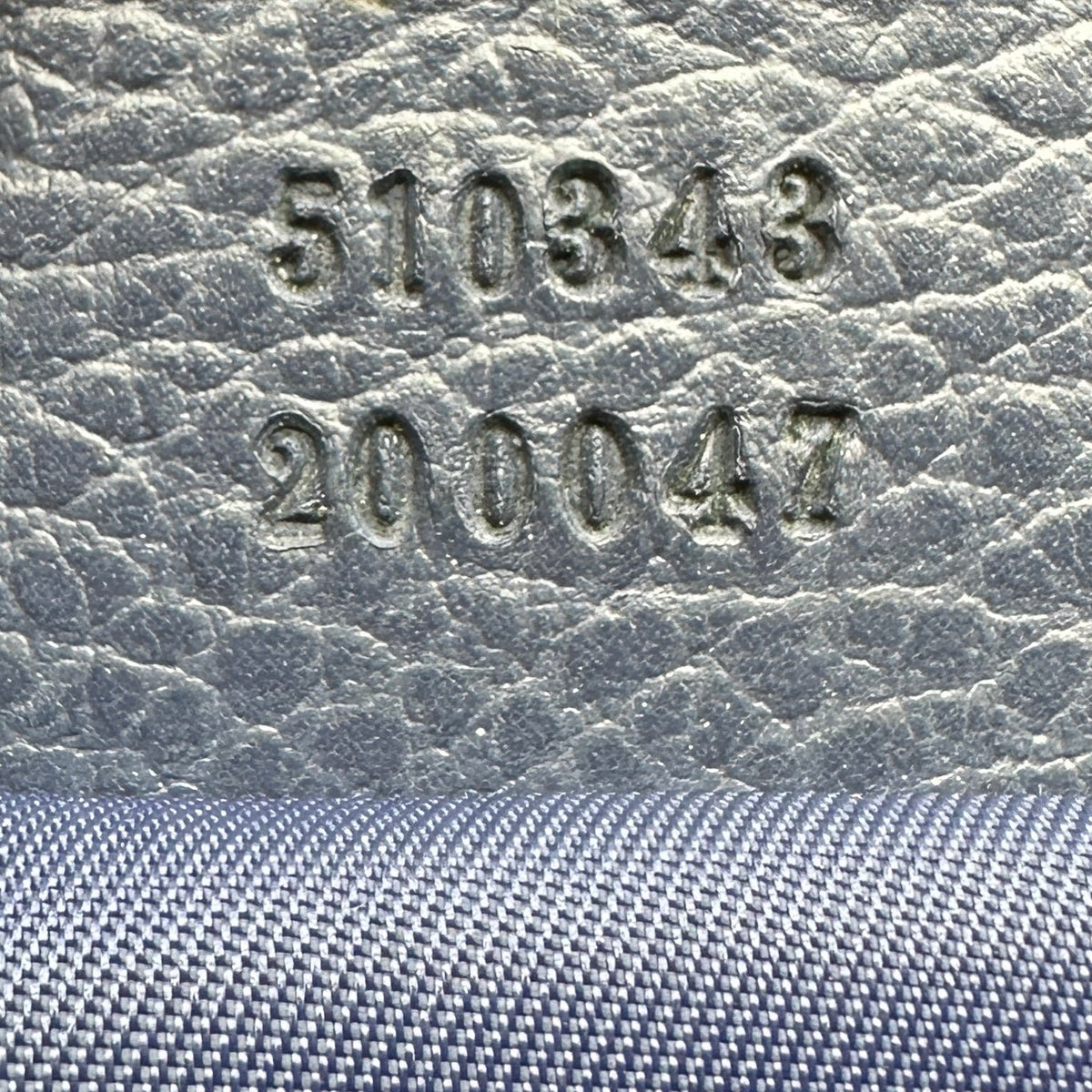 Gucci Nylon Guccissima Monogram Blue Backpack
