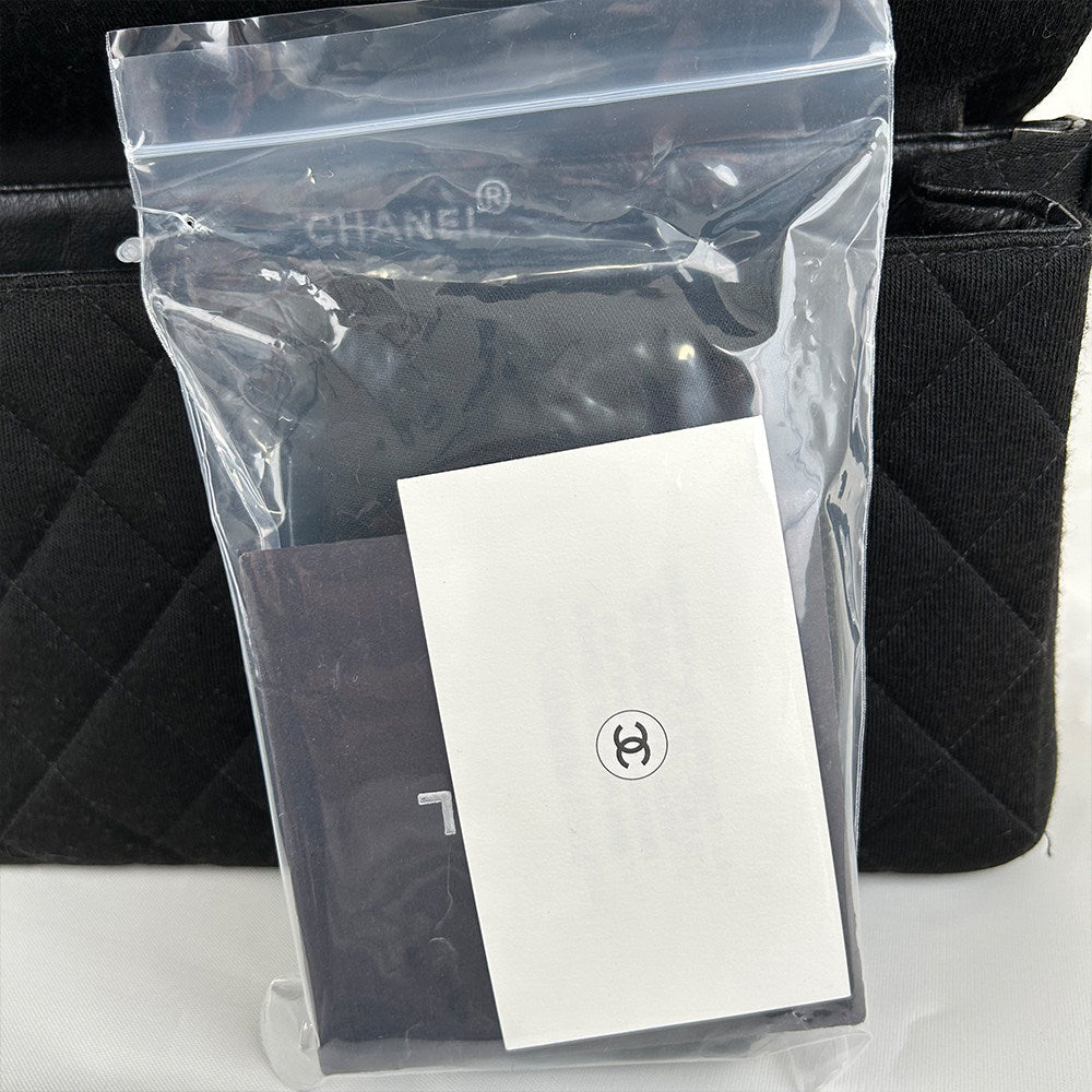 CHANEL Matelassé Coco Mark Double-Faced Cotton Handbag 4 Series