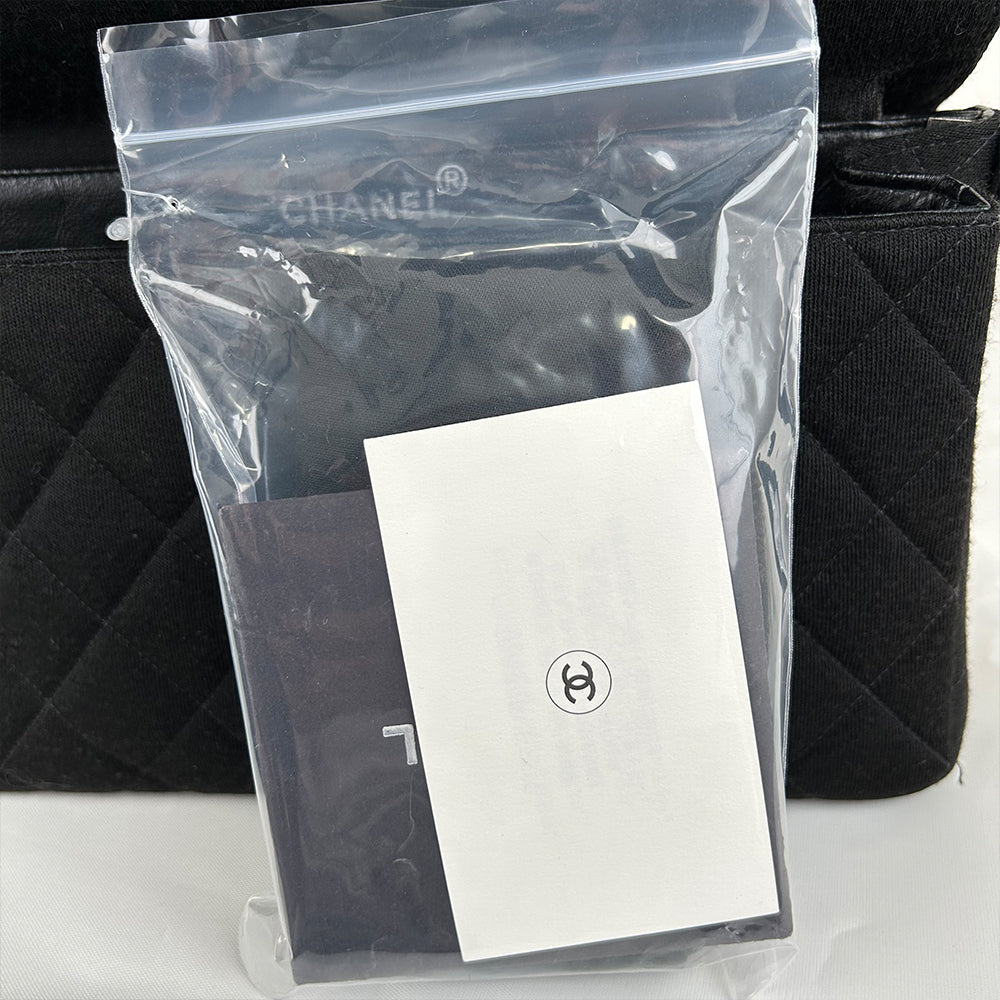 CHANEL Matelassé Coco Mark Double-Faced Cotton Handbag 4 Series
