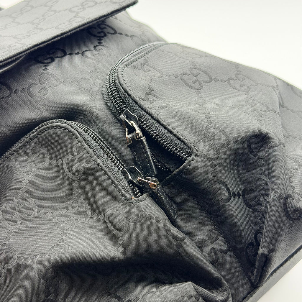 gucci pre-owned gg monogram backpack