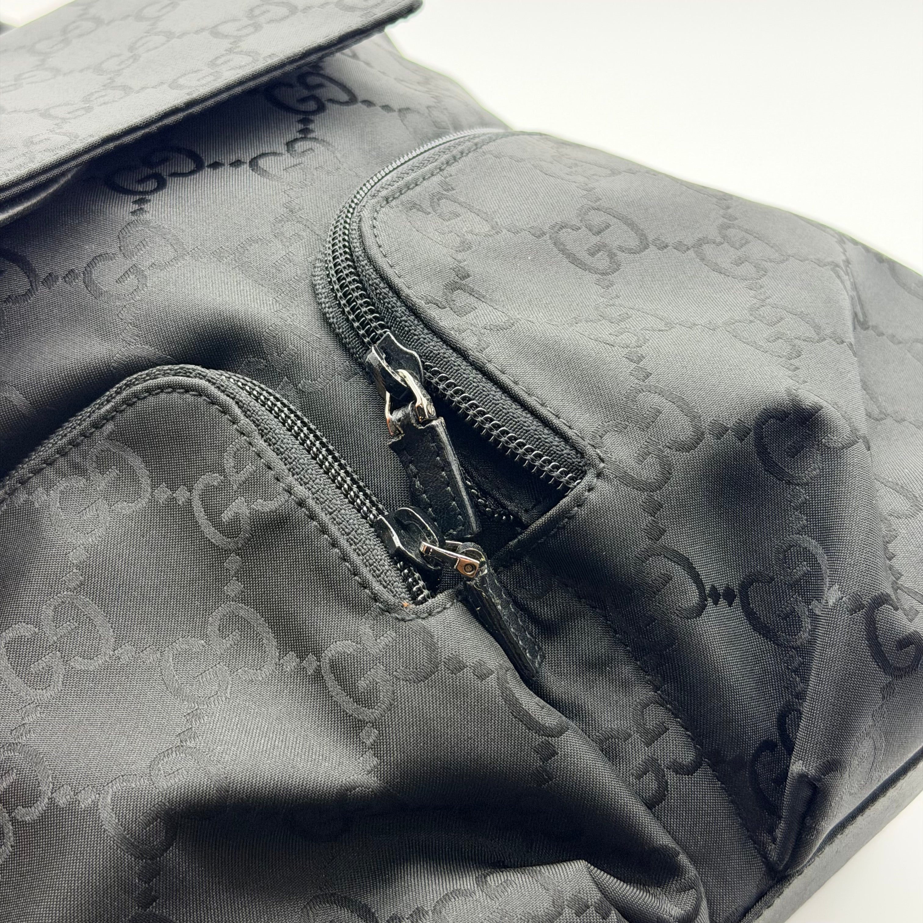 gucci pre-owned gg monogram backpack