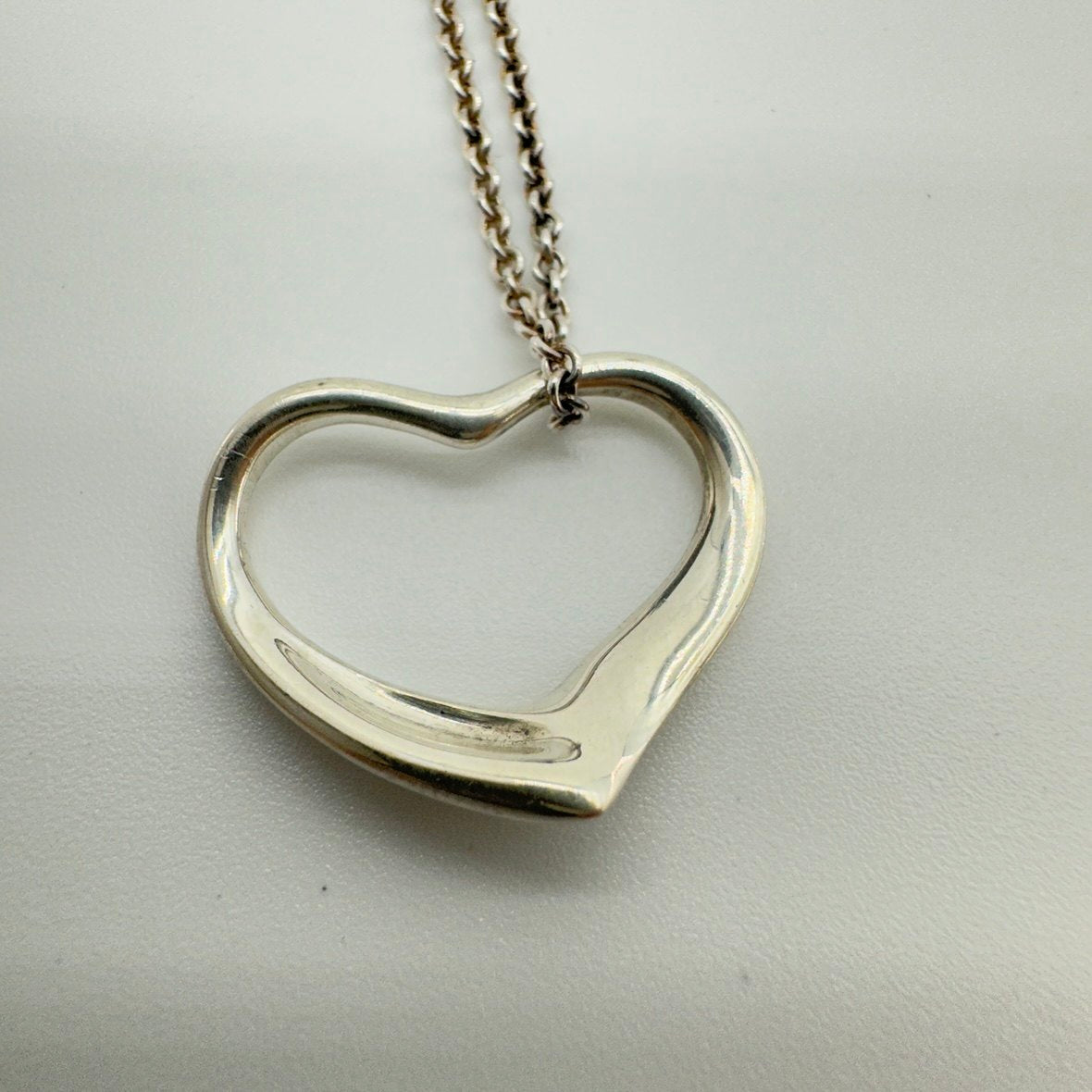 Tiffany&Co. pre owned elsa peretti 1980s necklace sv925