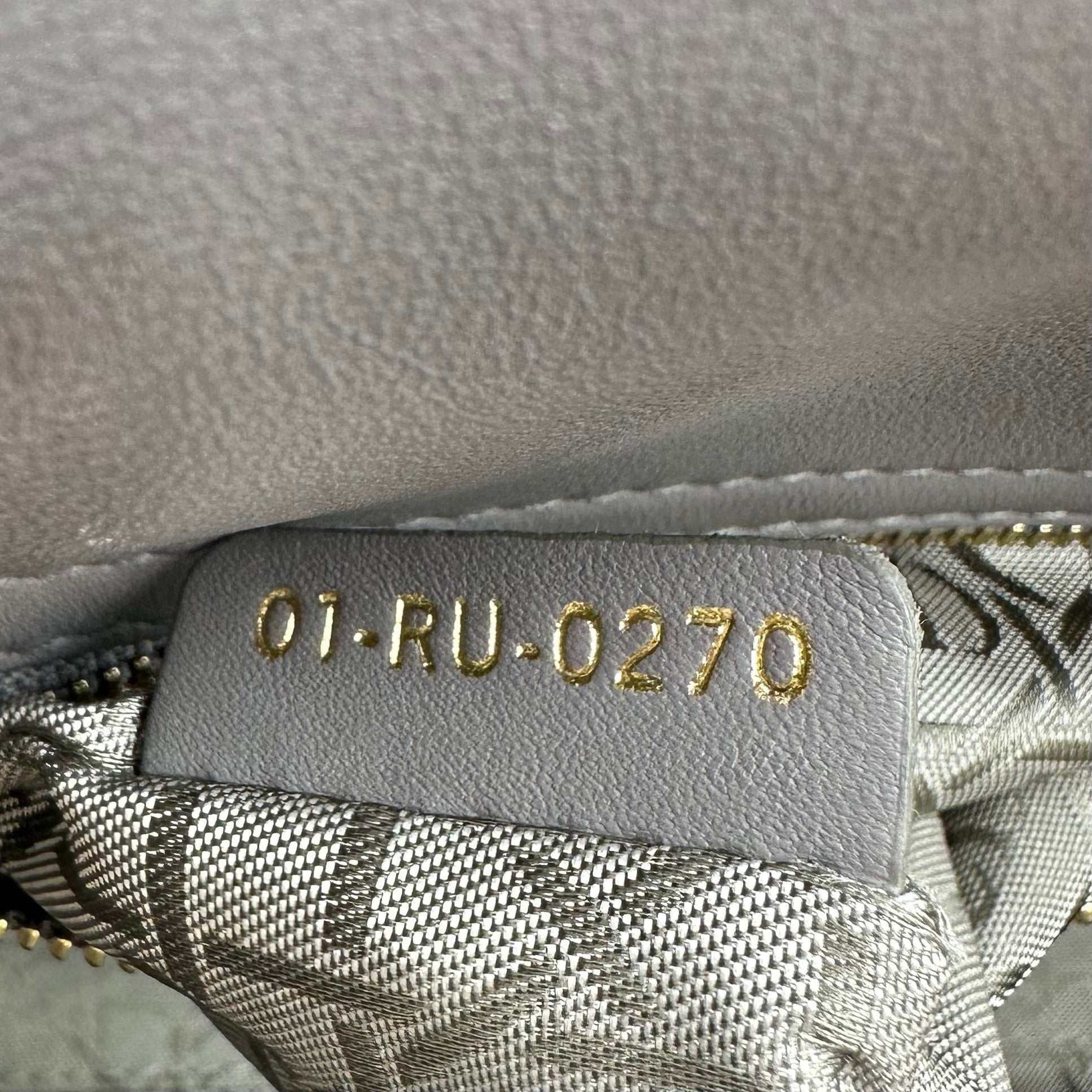 Christian Dior Lambskin Small My ABCDior Lady Dior