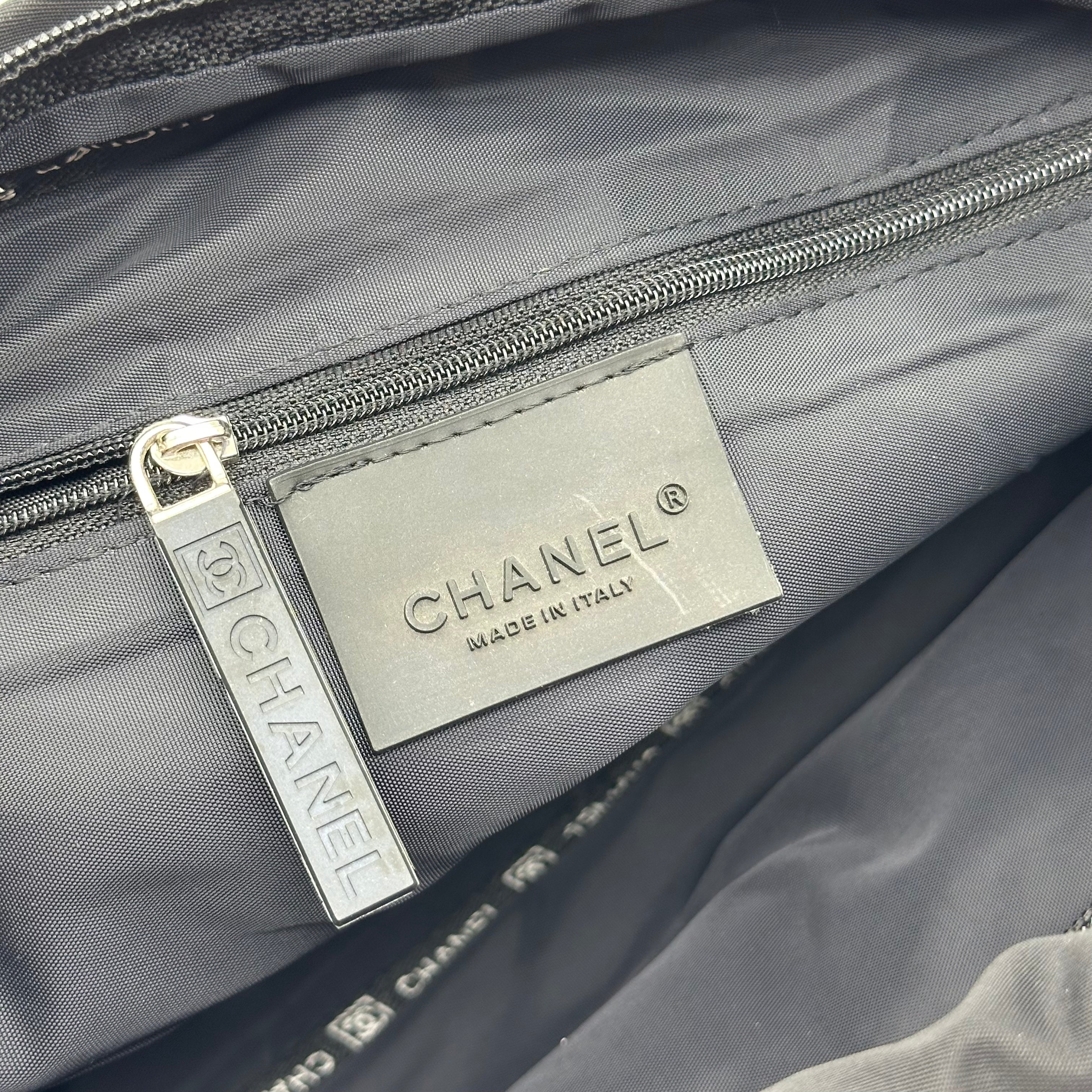 CHANEL Sports Line Black Ladies Nylon Cholder Bag