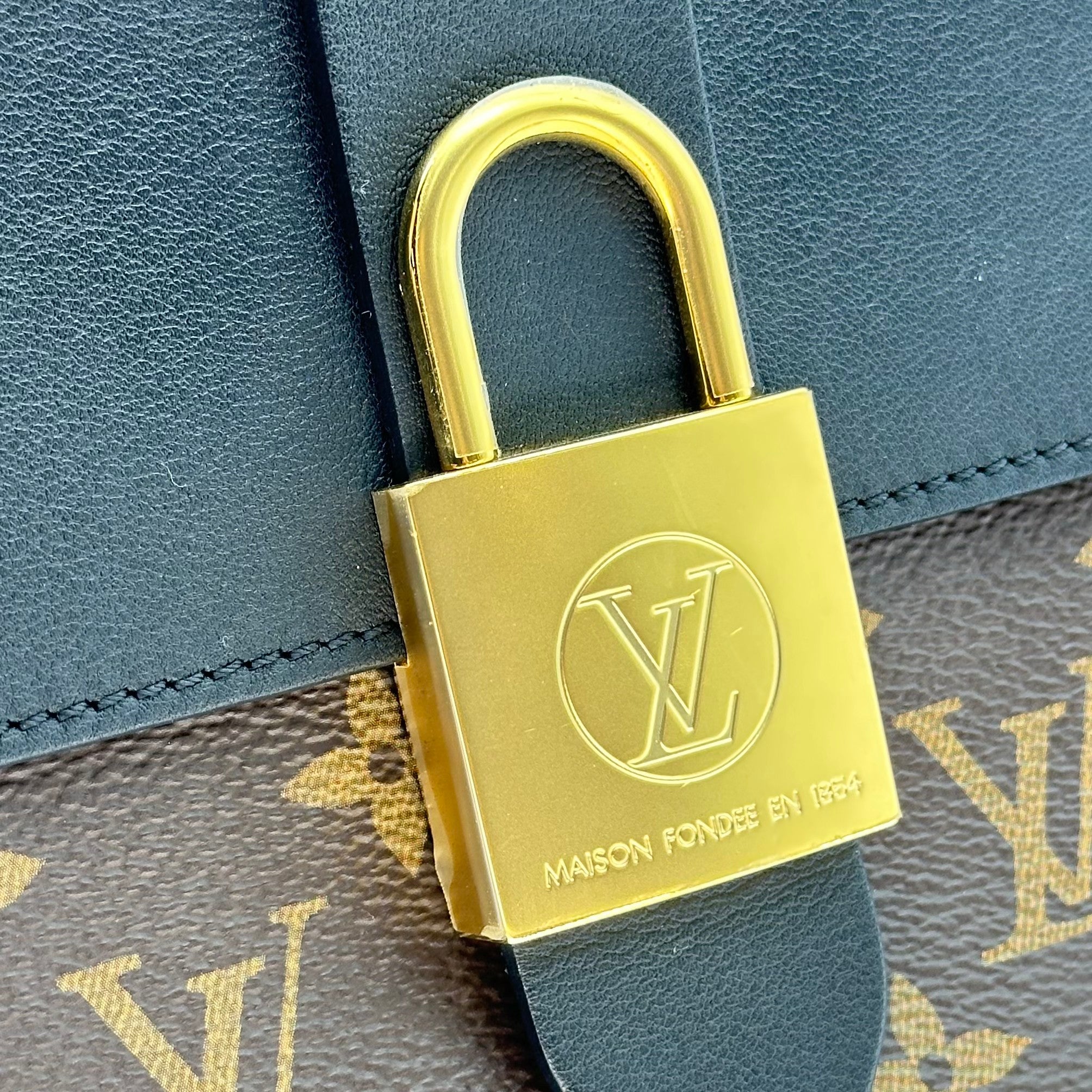Louis Vuitton Locky BB M44141 Monogram Handbag ShoulderBag Black RFID