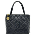 Chanel Reissue Tote Hilton Style Caviar Leather Shoulder Handbag Black Gold Hardware 5 Series Vintage