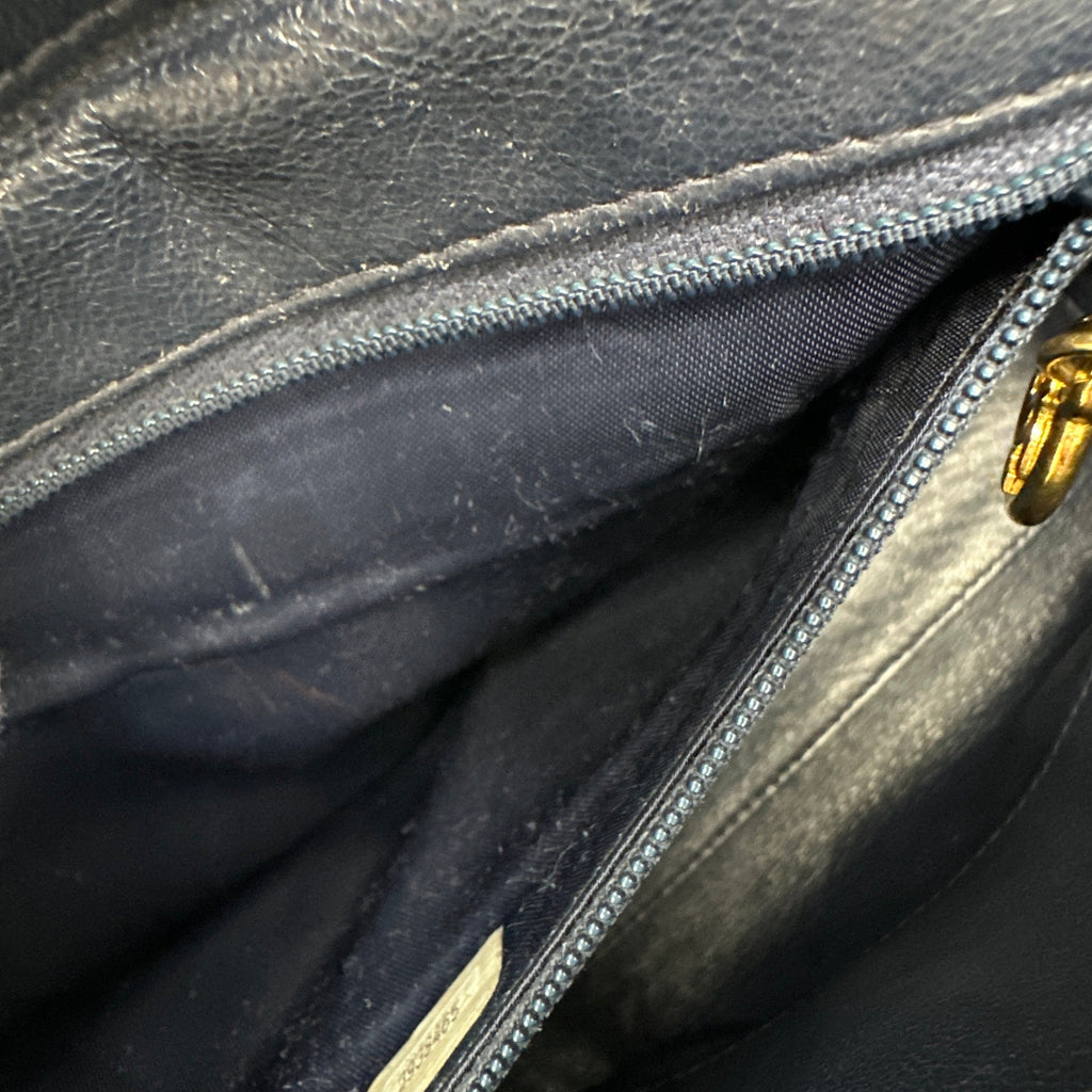 Chanel Quilted Lambskin Vintage Coco Black Shoulder Bag