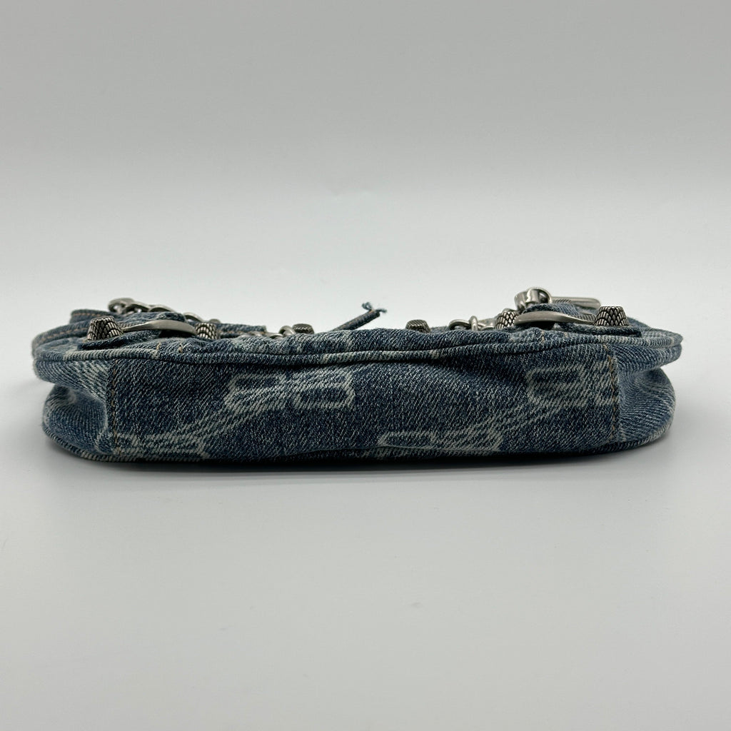 balenciaga　denim bb monogram le cagole