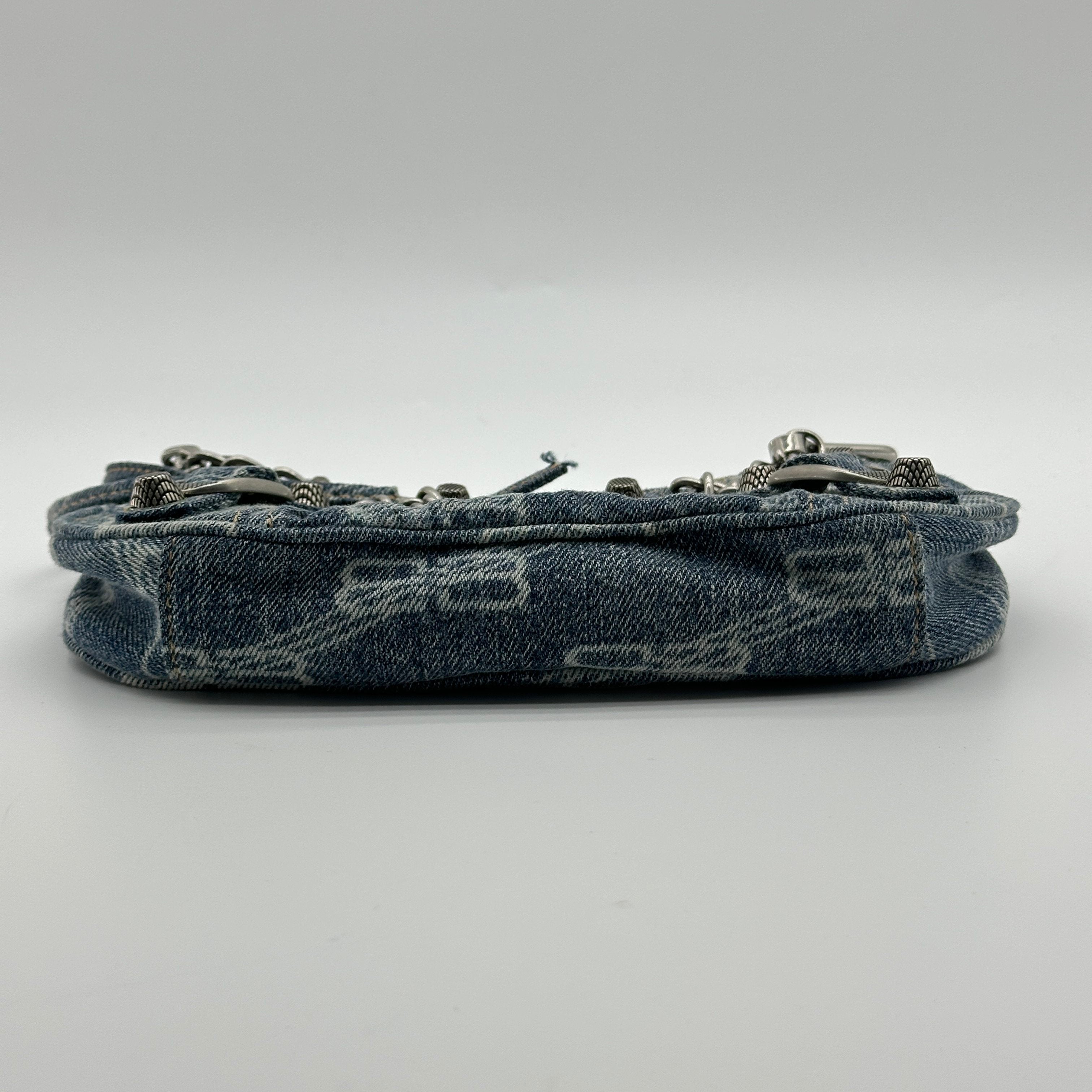 balenciaga　denim bb monogram le cagole
