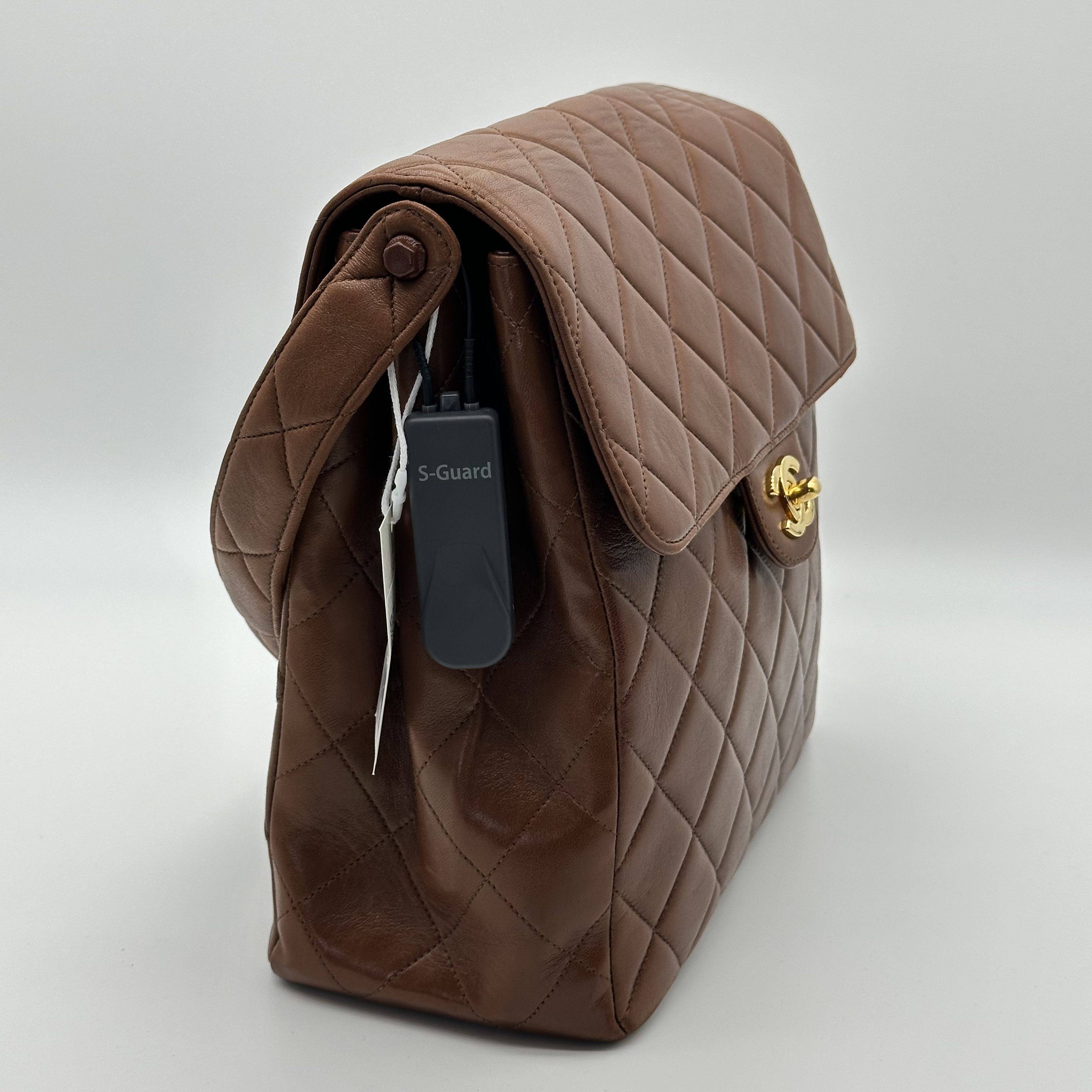 Chanel Double Face Kelly Dark Red Shoulder Bag 4 Series