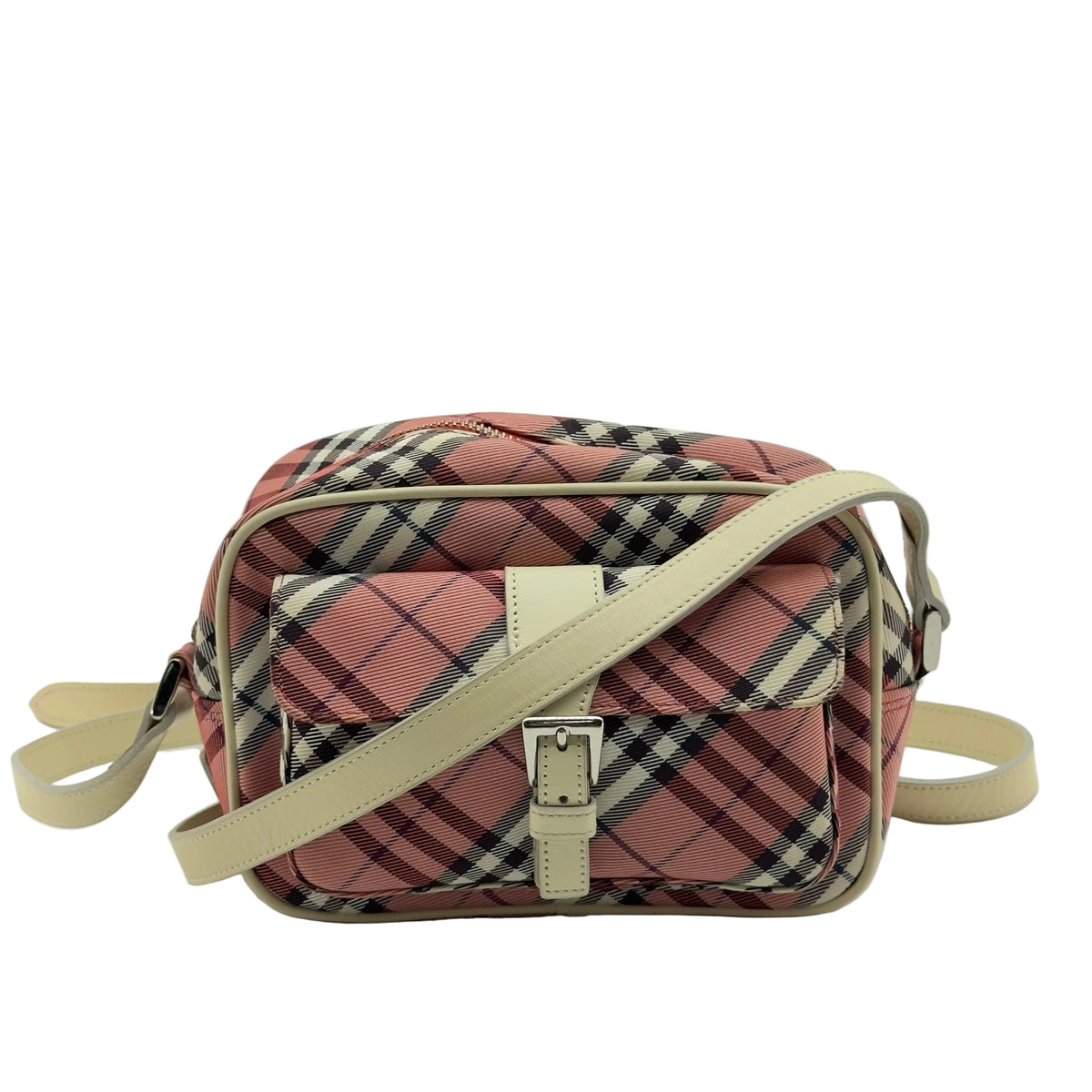 Burberry Blue Label Nova Check Pink Shoulder Bag