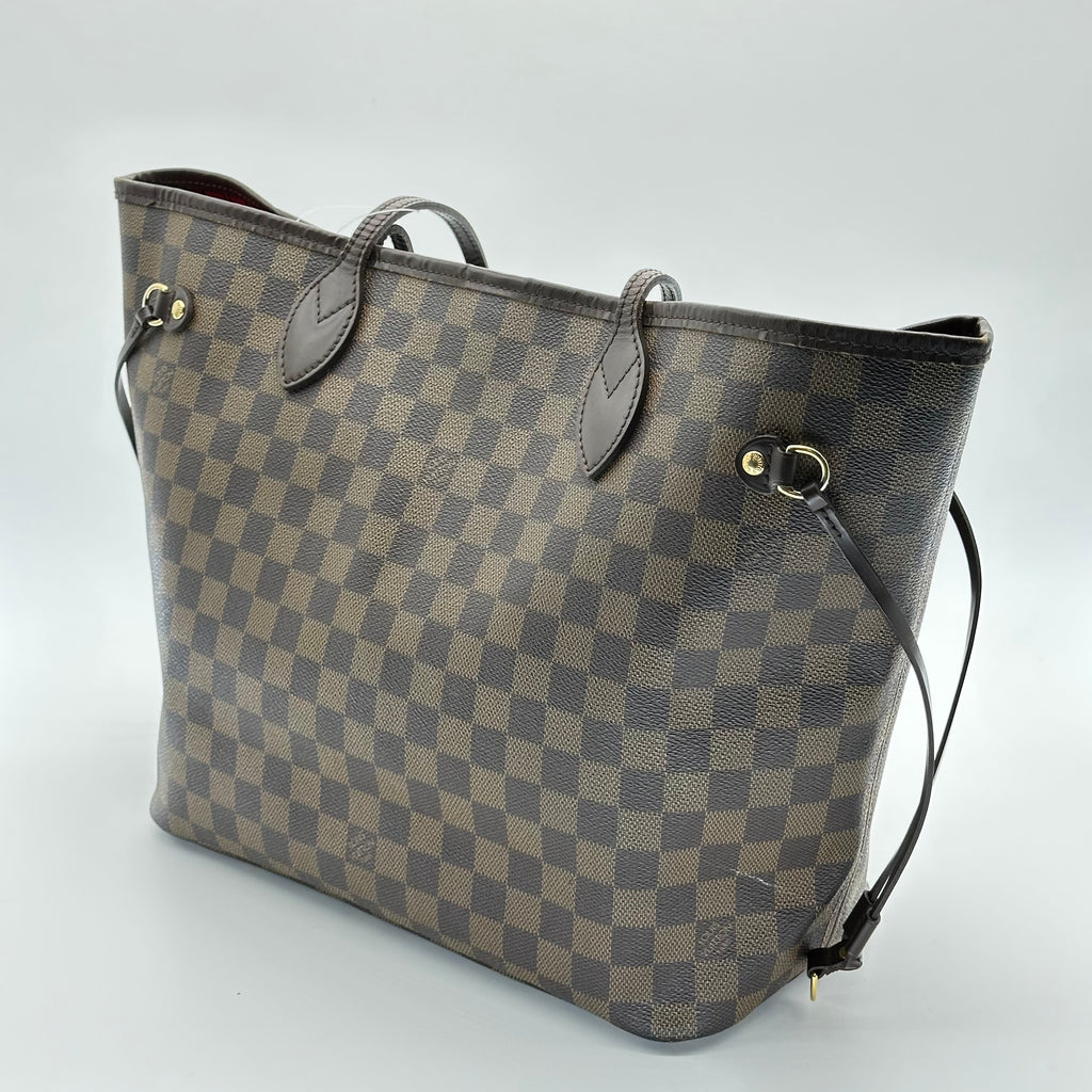 Bolso Neverfull MM de Louis Vuitton en lona Damier Ebene