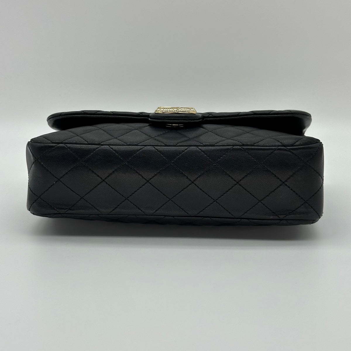 Chanel Westminster Matelasse Lambskin Faux Pearl Chain Shoulder Bag Black Gold Series