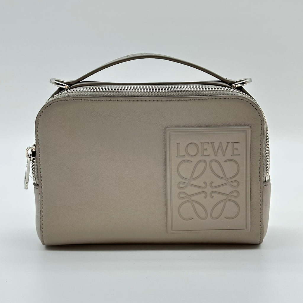 Loewe Men's Mini Crossbody Camera Bag in Satin Leather 2way