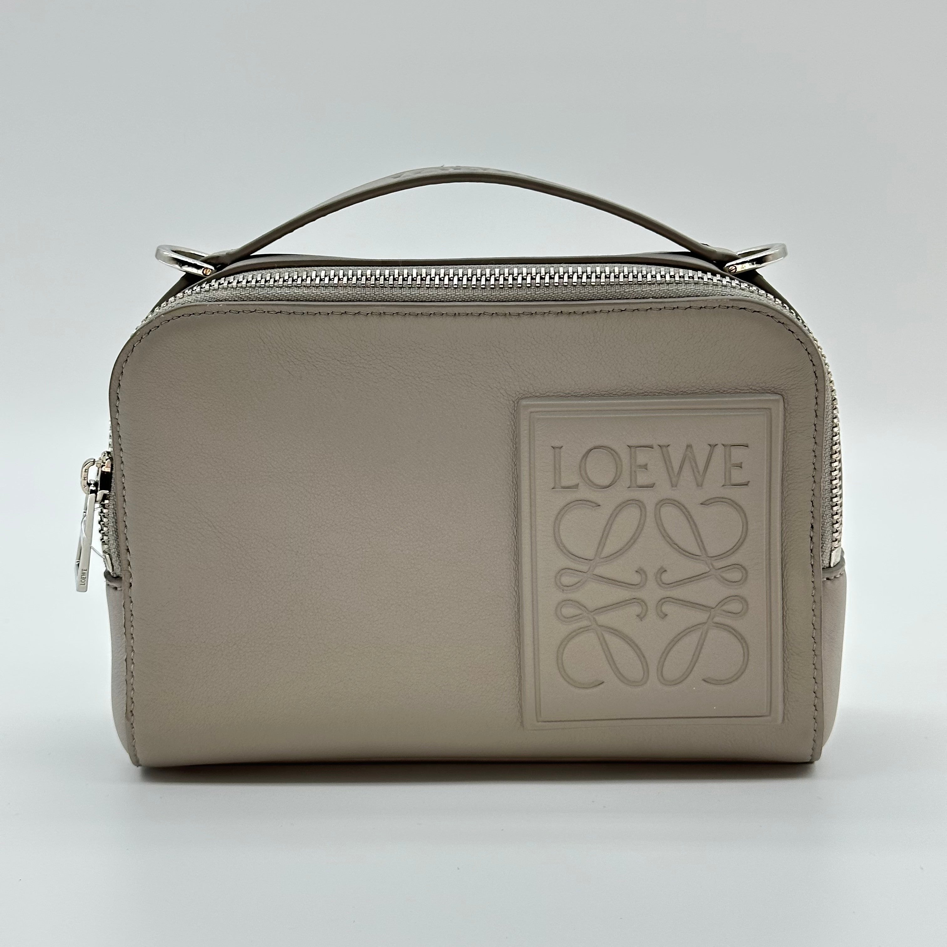 Loewe Men's Mini Crossbody Camera Bag in Satin Leather 2way