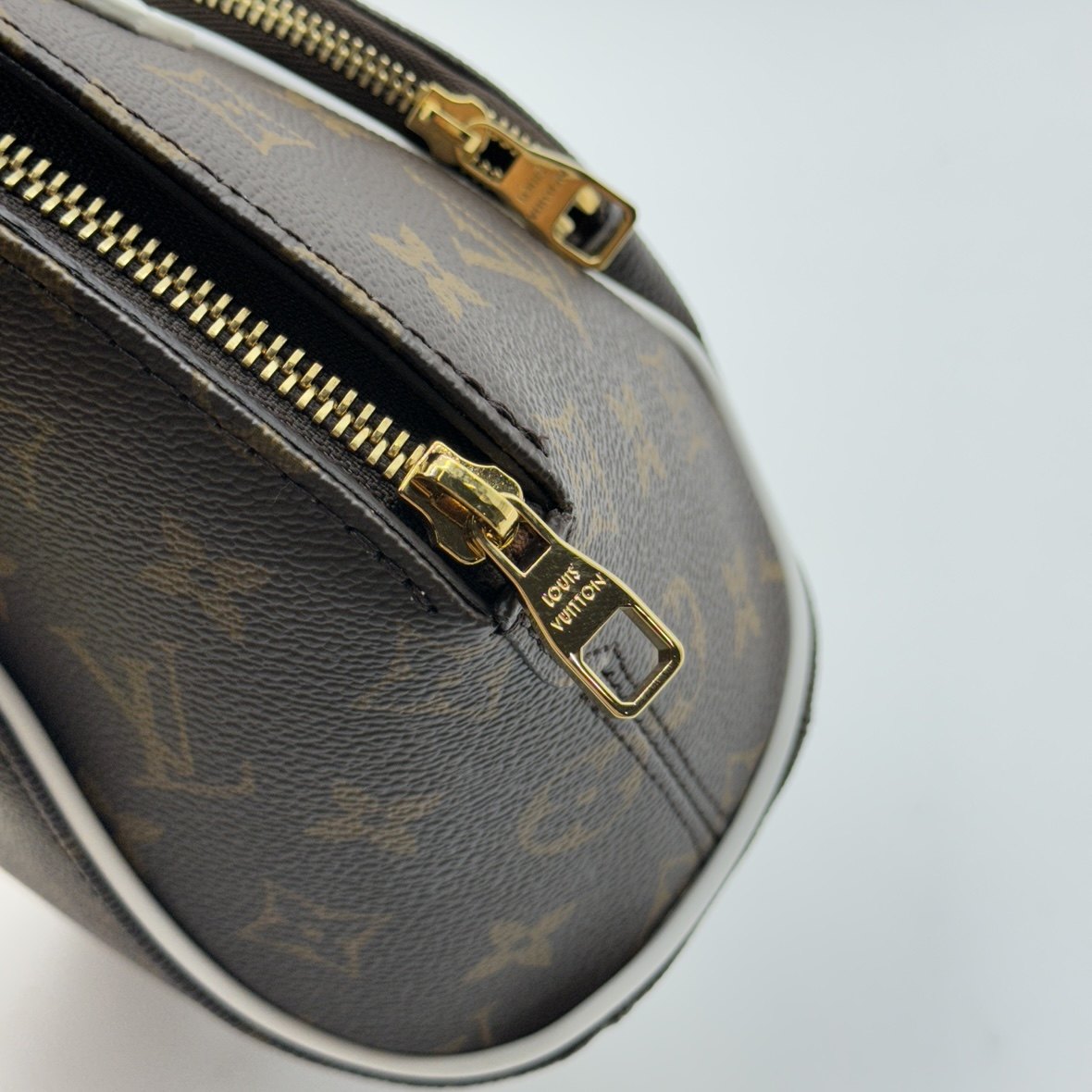 Louis Vuitton Monogram Ellipse BB Brown White Shoulder Bag