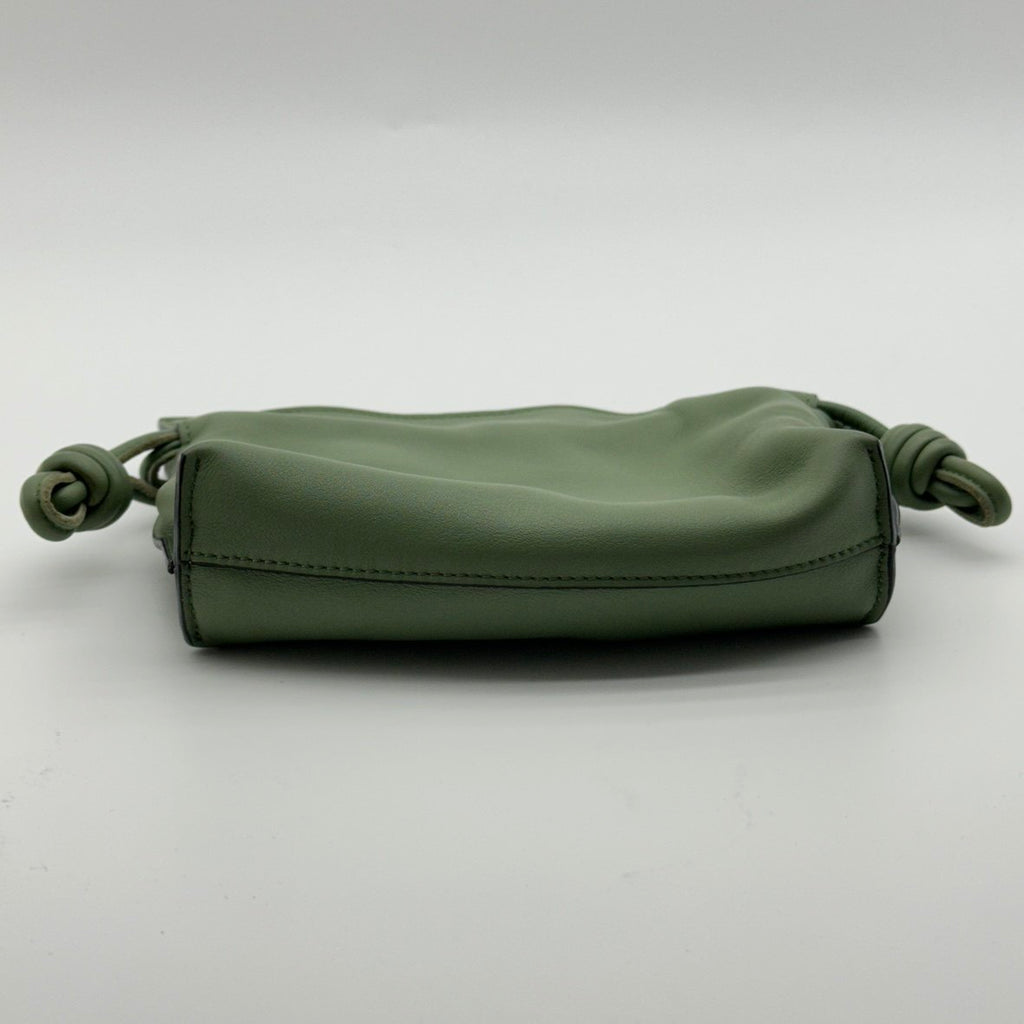 loewe flamenco mini calfskin green