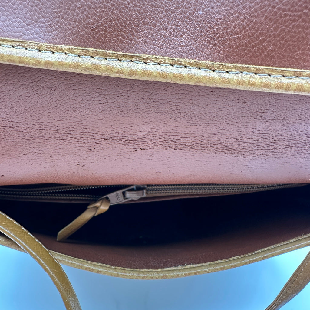 Dior Shoulder Bag leather Brown